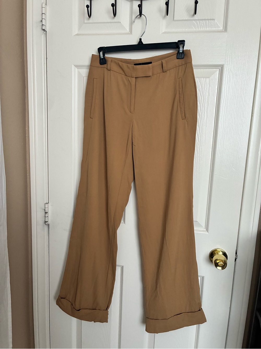Women's Wide-Leg Dress Pants in Camel